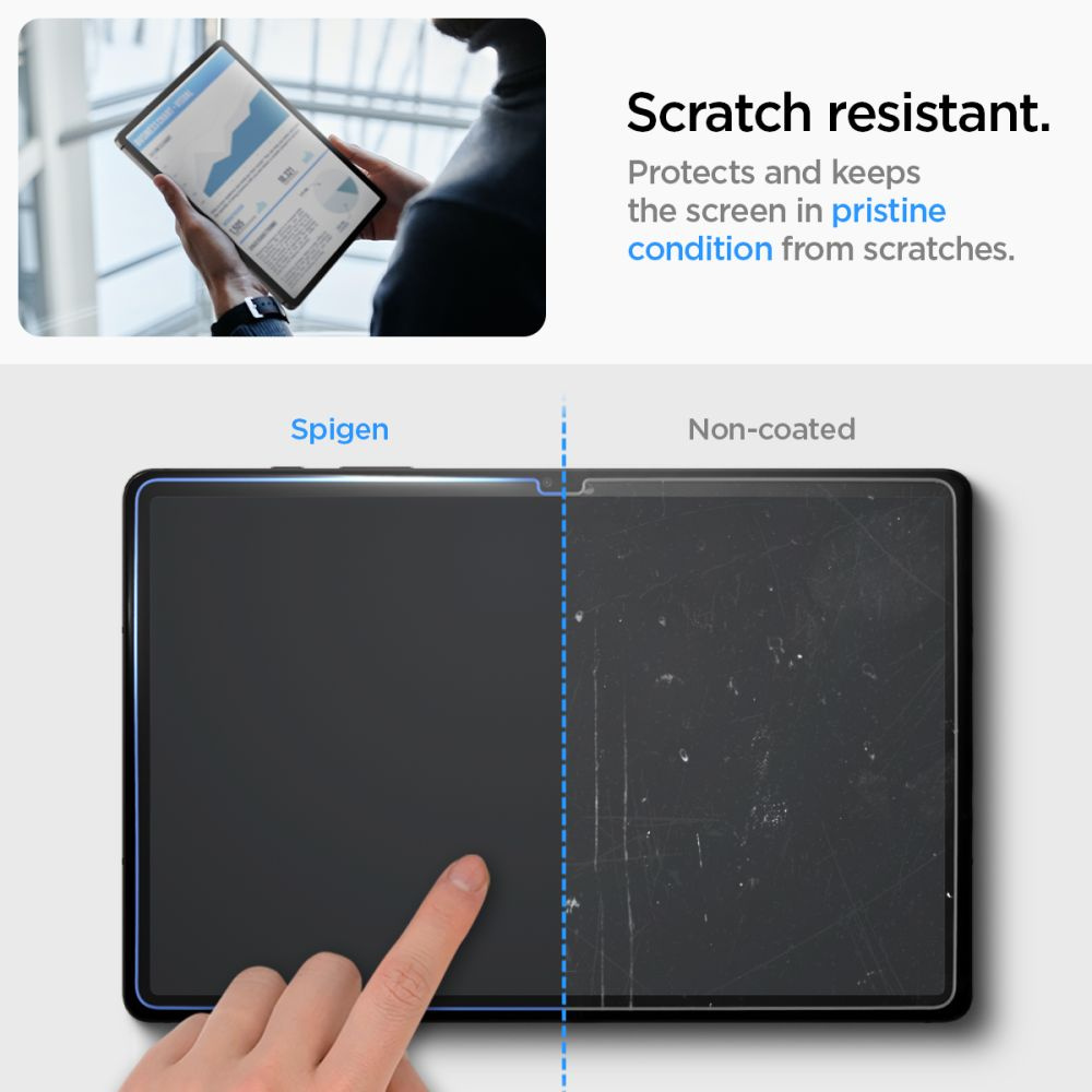 Spigen GLAS.tR ez Fit Samsung Galaxy Tab S9 11.0 Clear