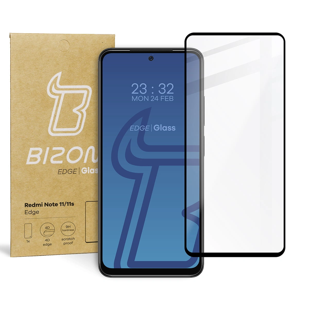 Bizon Glass Edge Redmi Note 11 / 11s black