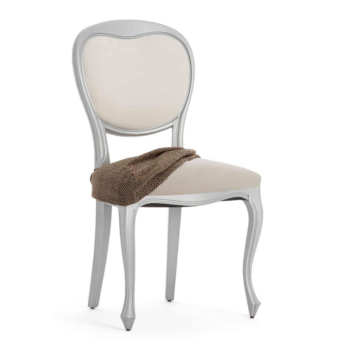 Chair Cover Eysa JAZ Brown 50 x 5 x 50 cm 2 Units