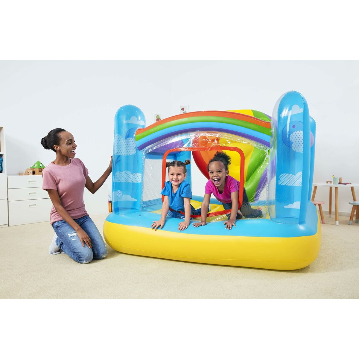 Inflatable Castle Bestway Rainbow 175 x 173 x 137 cm Inflatable Castle Bestway Rainbow 175 x 173 x 137 cm