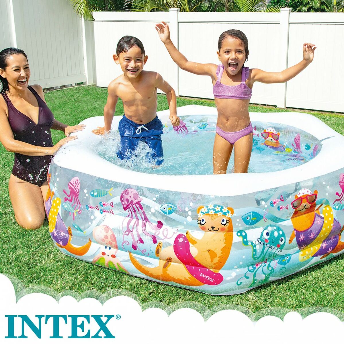 Aufblasbarer Pool   Intex         Wassermann 191 x 61 x 178 cm  