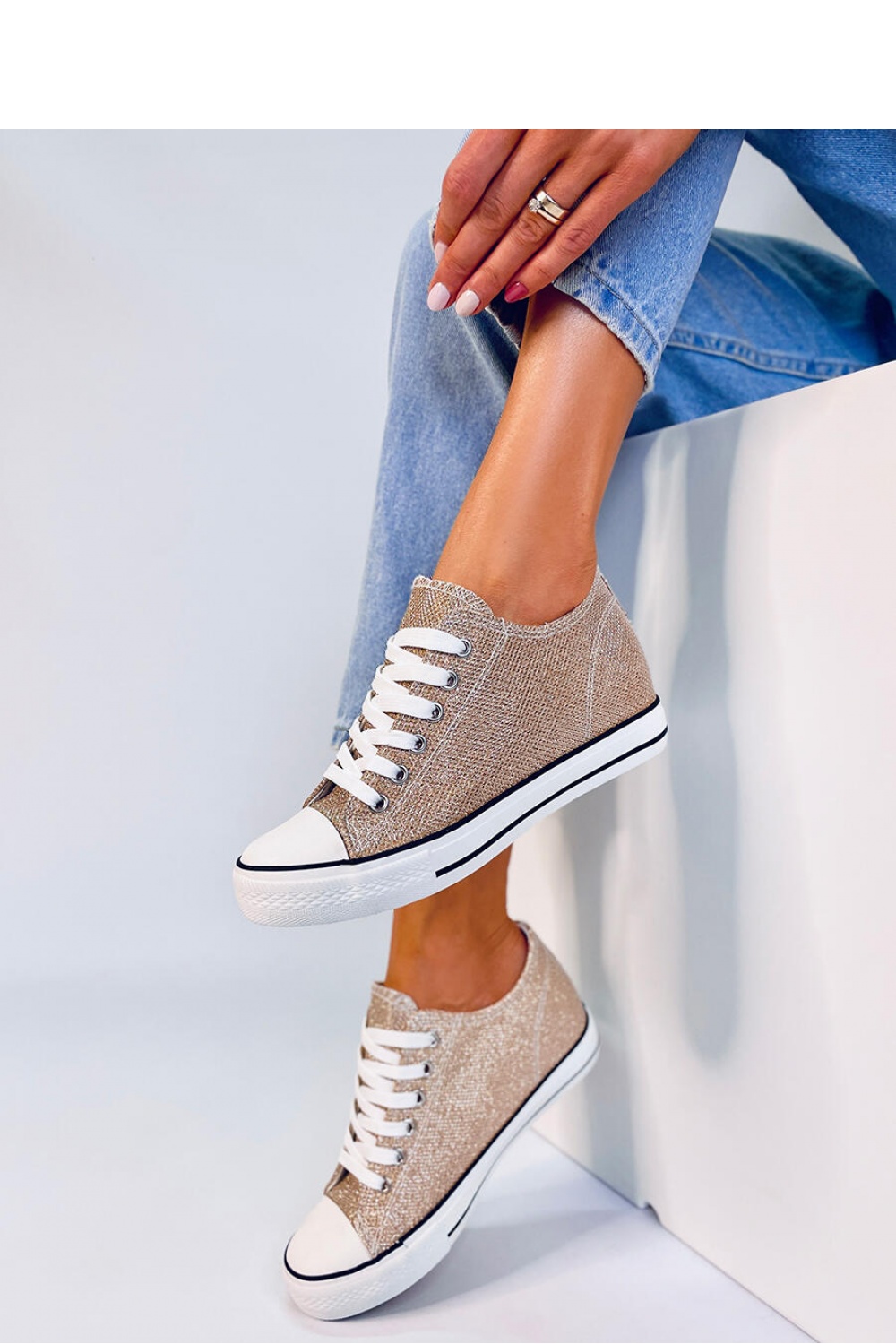 Plateausportschuhe model 178777 Inello gelb Damen