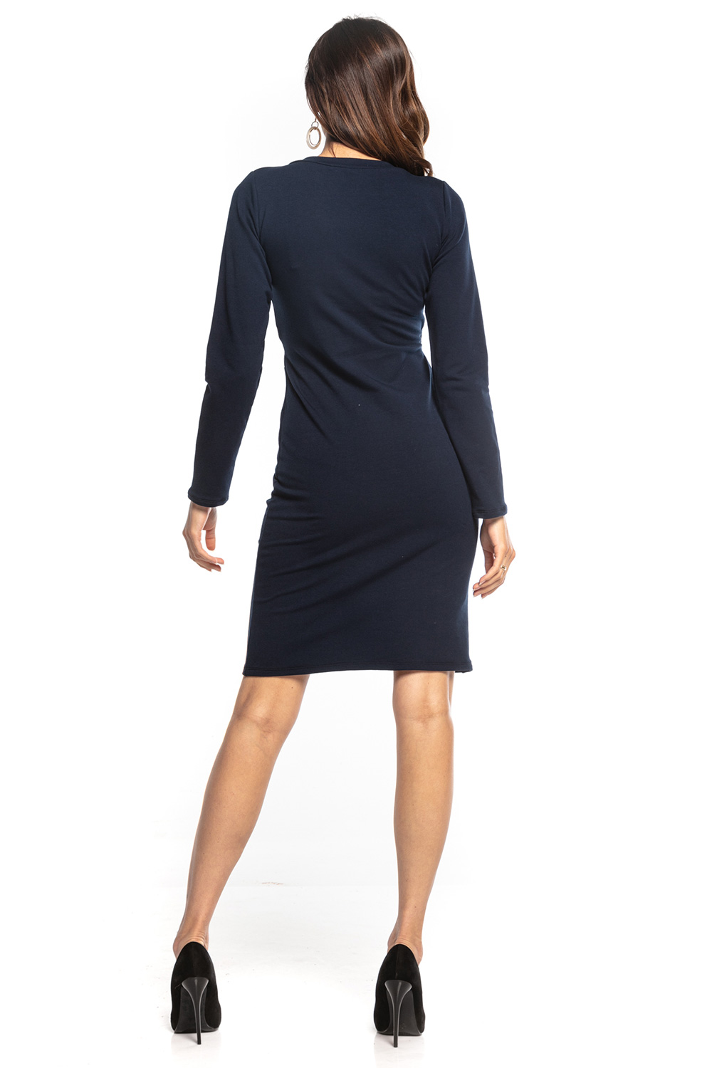 Alltagskleid model 161806 Tessita marineblau Damen