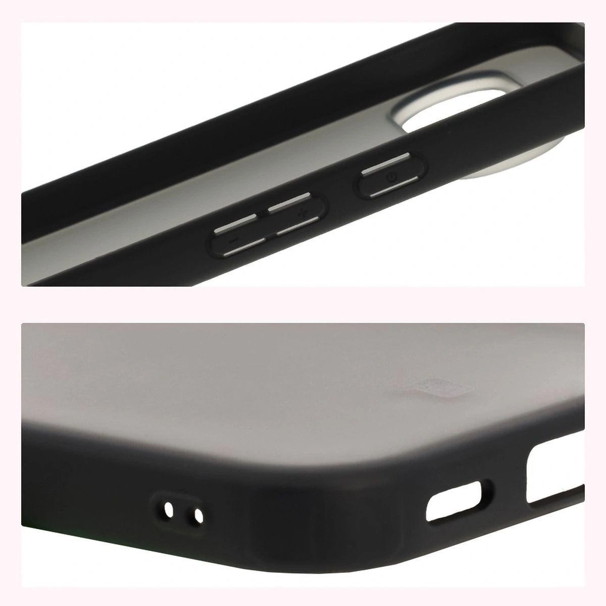 Etui Bizon Case Angelo do Google Pixel 10 / 10 Pro przydymione z czarną ramką