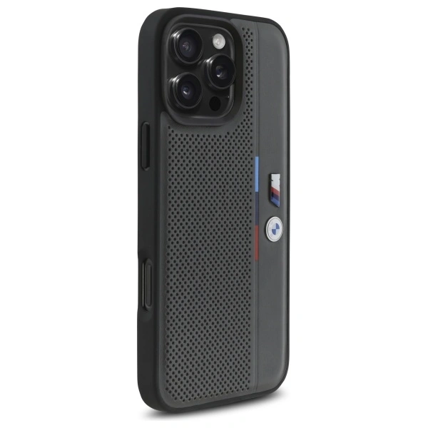 BMW BMHCP16X23PUPVA Apple iPhone 16 Pro Max hardcase M Perforated Tricolor Detail Line anthracite