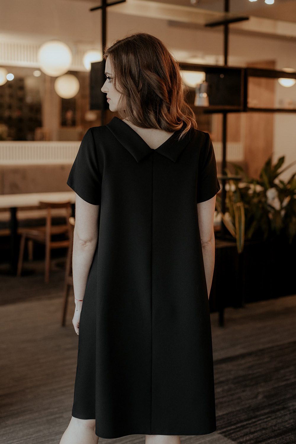 Alltagskleid model 176711 Tessita schwarz Damen