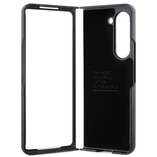 BMW BMHCZFD522NBCK Samsung Galaxy Z Fold5 Leather Carbon black