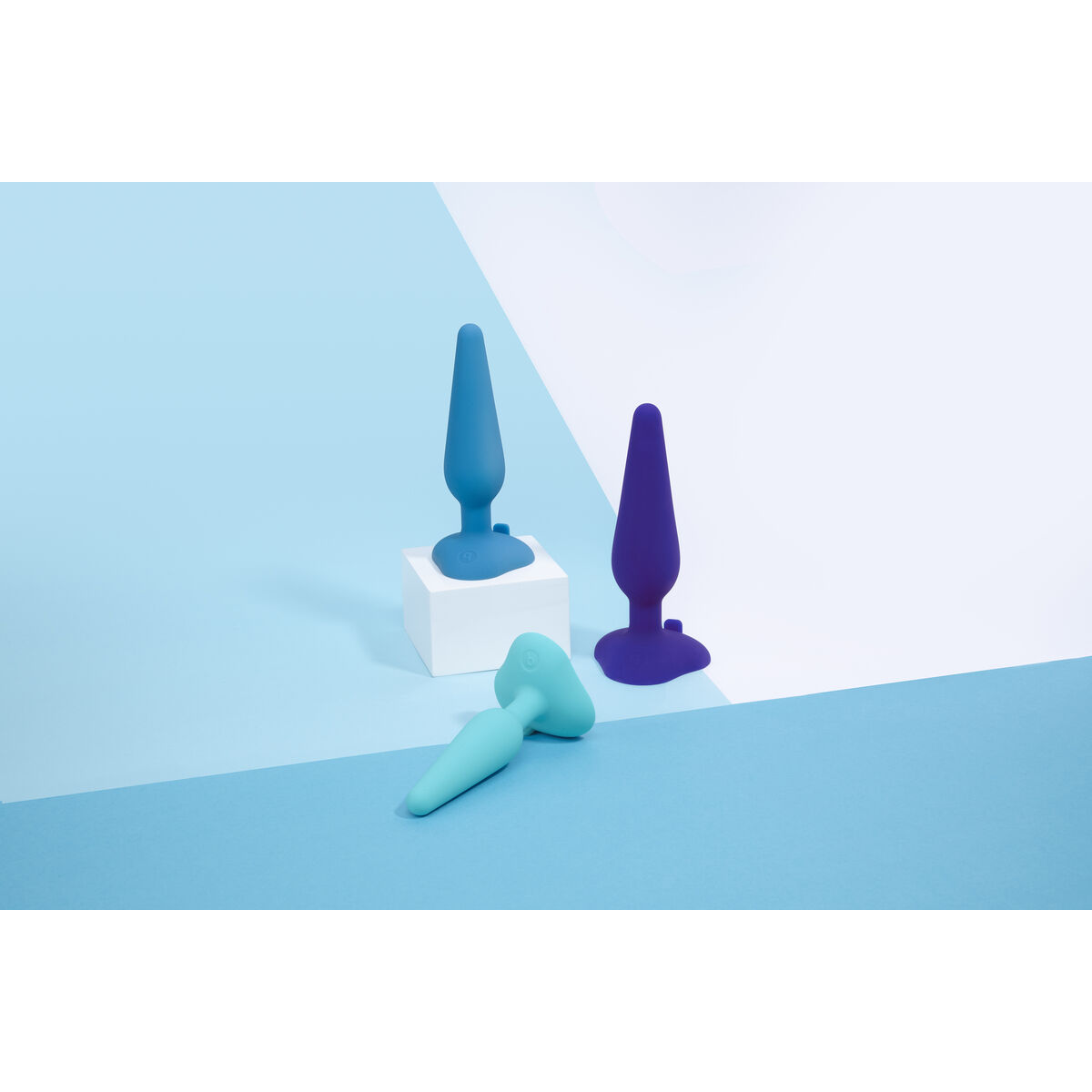 Gplug Small Neon Rose B-Vibe Blue (10 cm) (12 cm) Gplug Small Neon Rose B-Vibe Blue (10 cm) (12 cm)