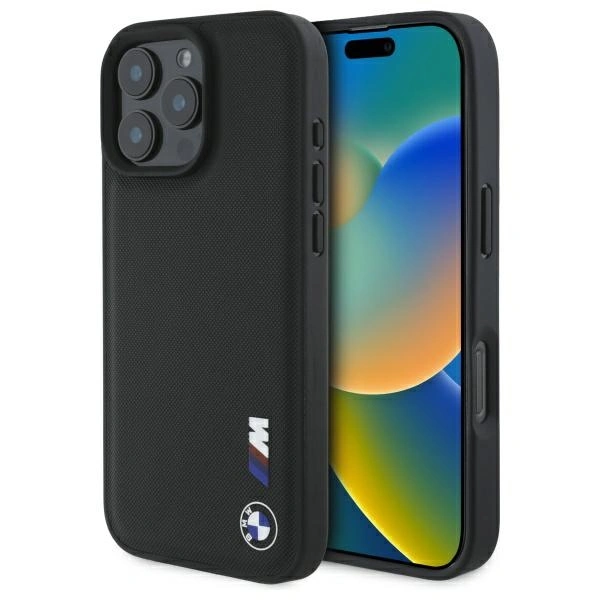 BMW BMHCP16X23PUSRK Apple iPhone 16 Pro Max hardcase Smooth Rubber Logo black