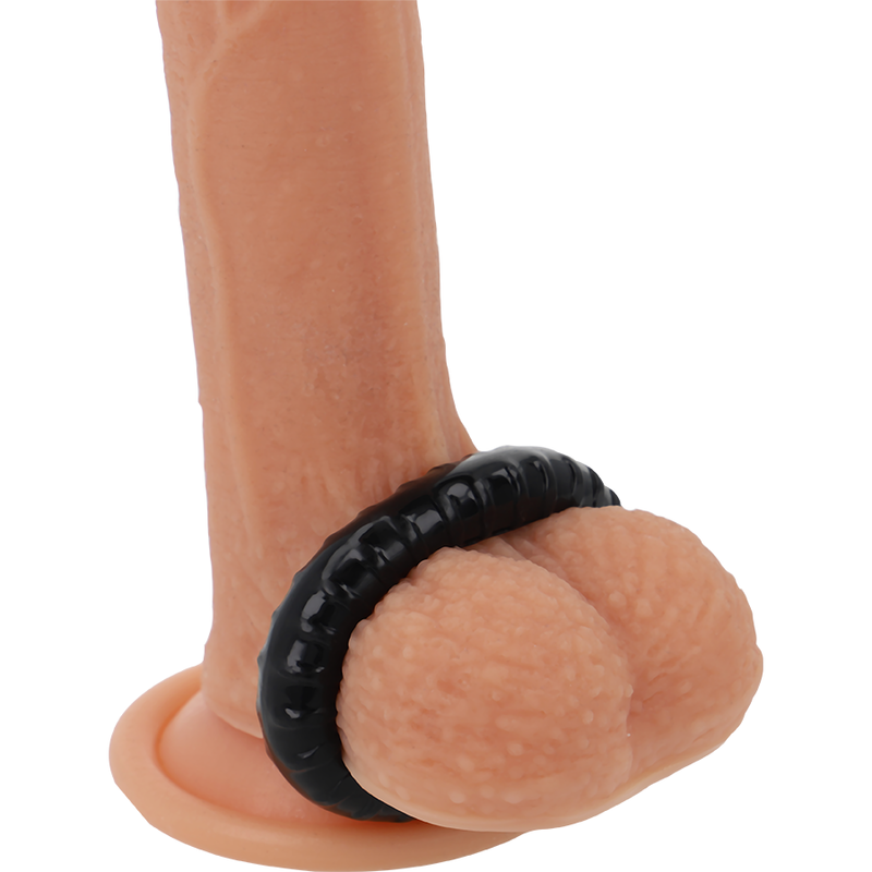 POWERING- SUPER FLEXIBLE AND RESISTANT PENIS RING 4.5CM PR07 BLACK