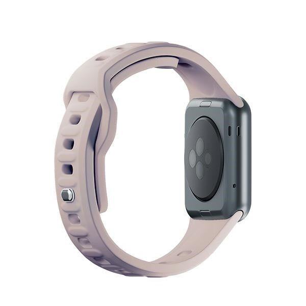 3MK Silicone Watch Strap Apple Watch 4/5/6/7/SE/8/9 40/41mm latte