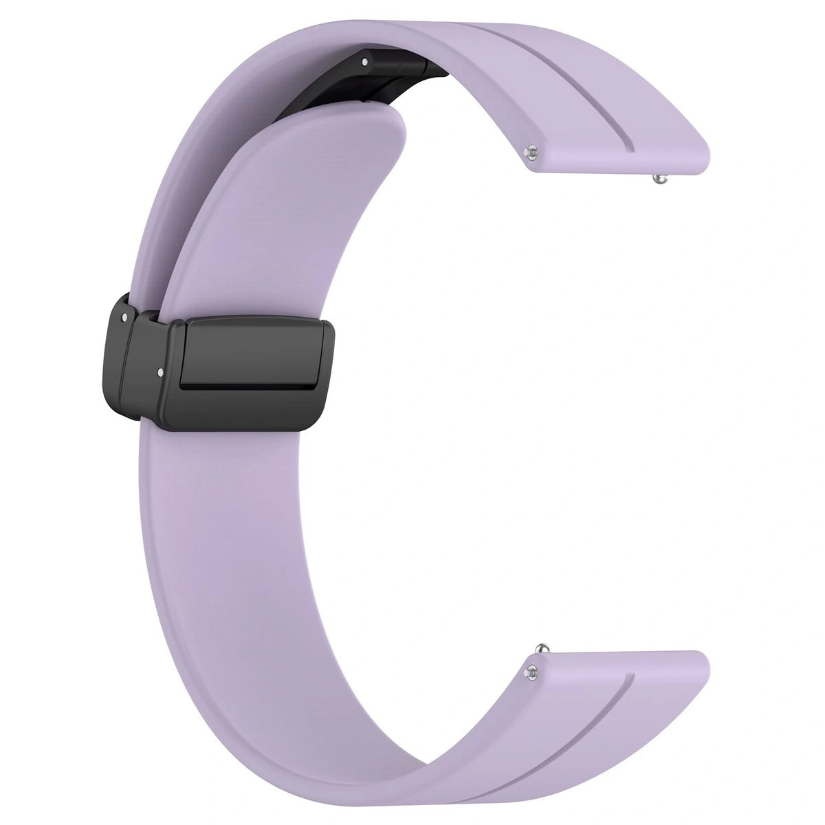 Bizon Strap Watch Silicone 22 mm lavender