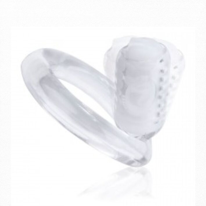 SCREAMING O - GO Q VIBE TRANSPARENT VIBRATOR RING