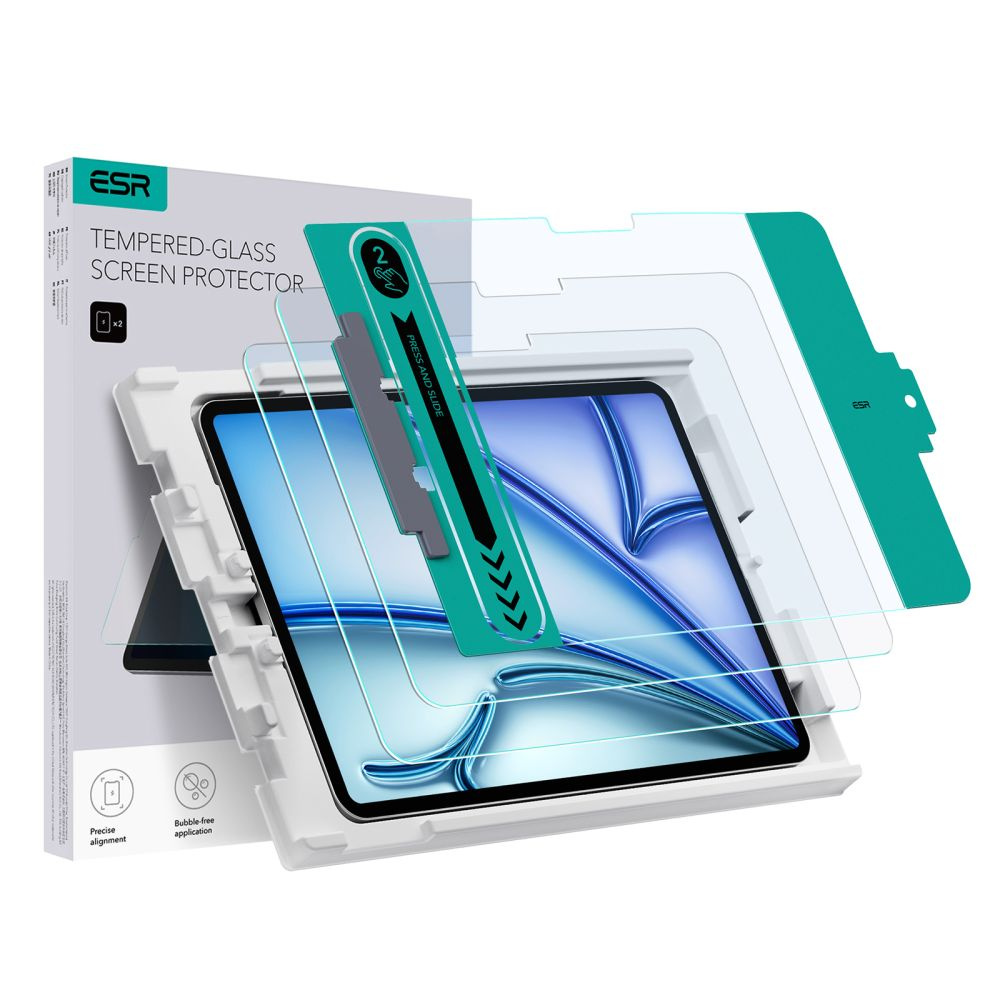 ESR Tempered Glass Apple iPad Air 11" 2024 (6 gen) Clear [2 PACK]