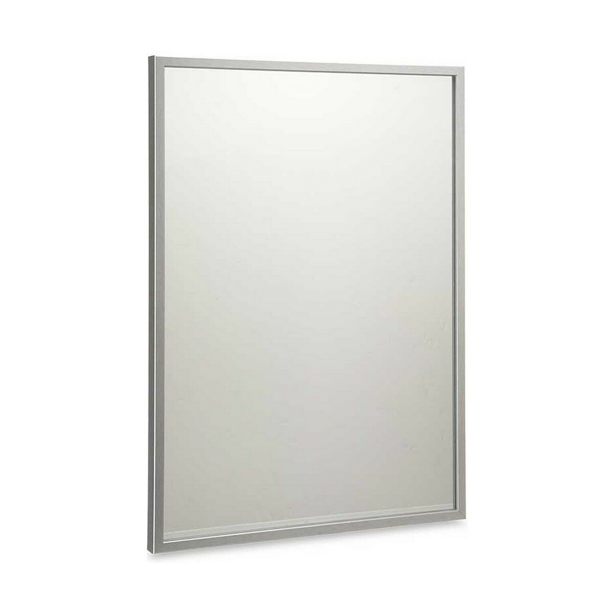 Wall mirror 50 x 70 cm Silver MDF Wood (2 Units)