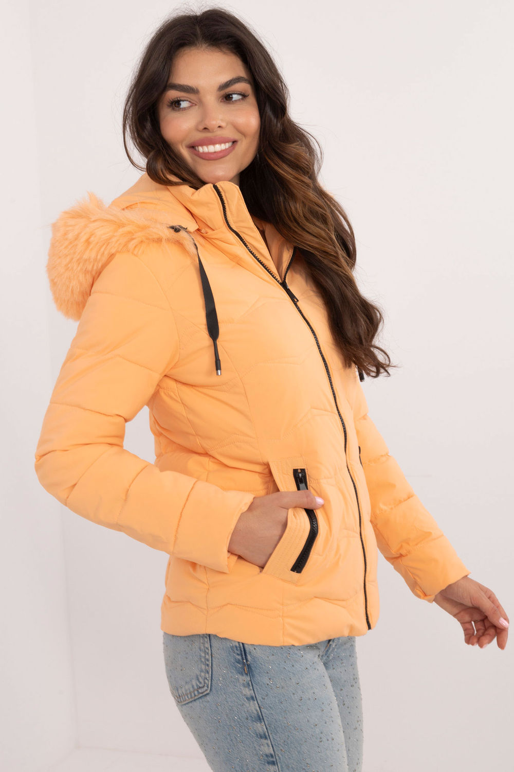  Jacket model 202544 Factory Price  orange