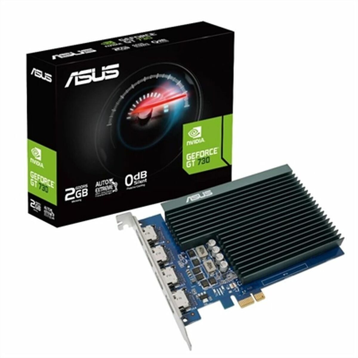 Graphics card Asus GeForce GT 730 NVIDIA GeForce GT 730 2 GB RAM GDDR5