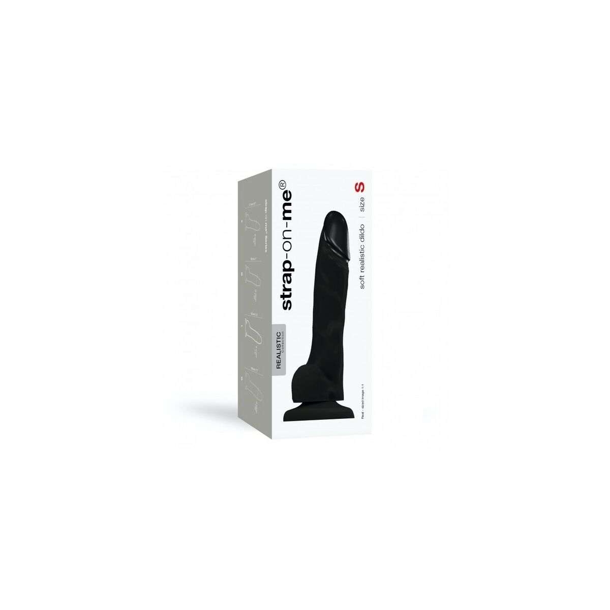 Dildo Strap-on-me Realistic Black S