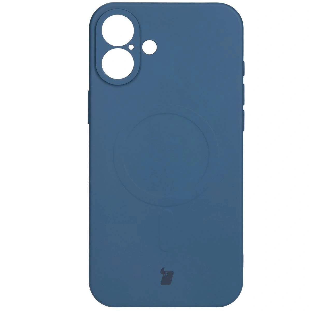 Bizon Case Silicone Magnetic Apple iPhone 16 navy blue