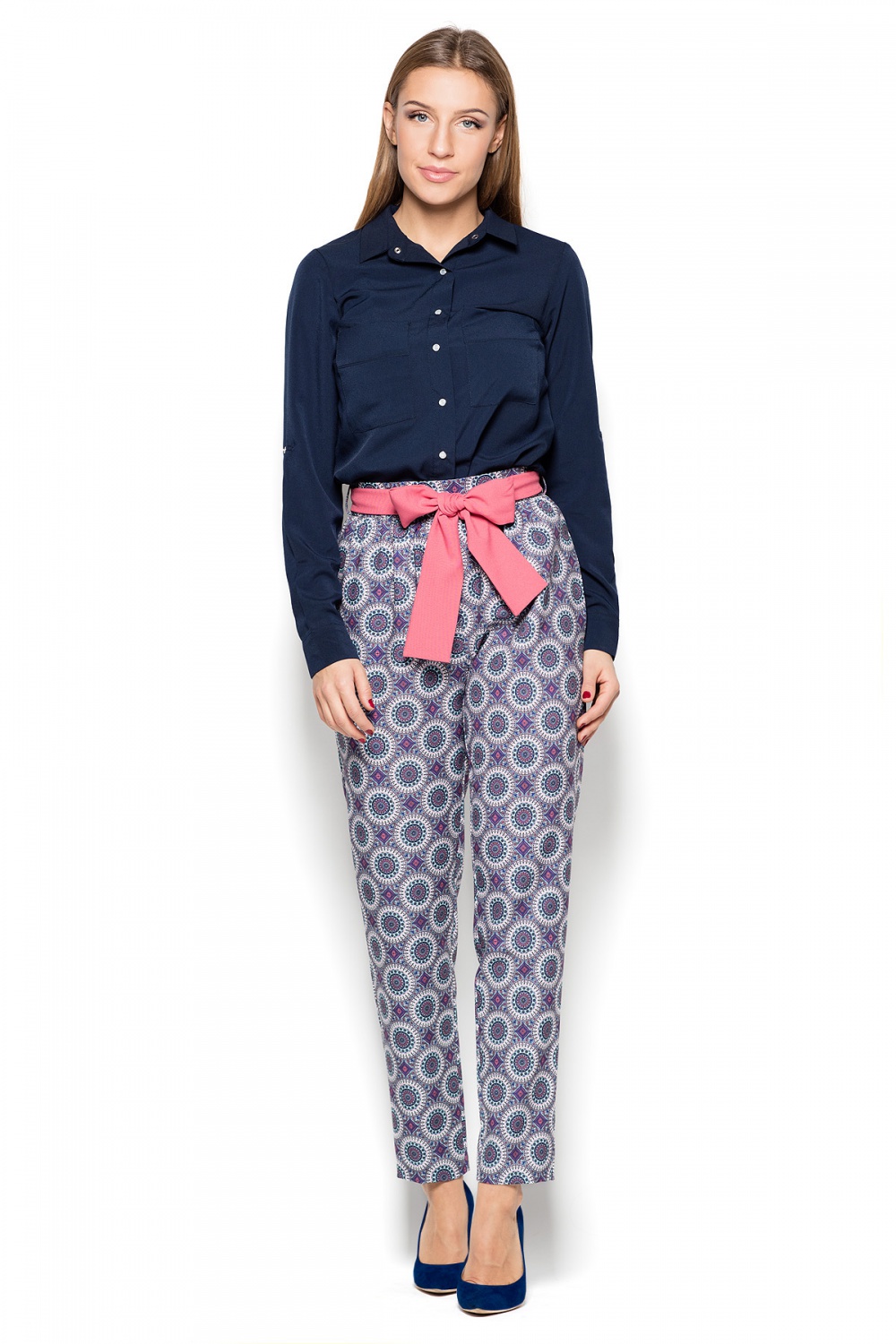  Women trousers model 77016 Katrus  multicolor