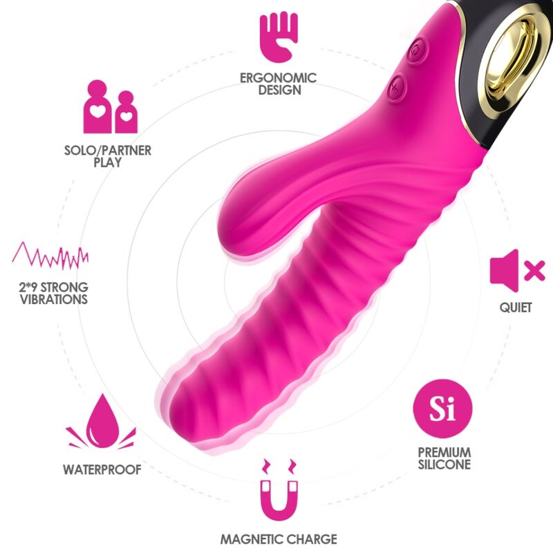 ARMONY - ETERNITY VIBRATOR SILICONE FUCHSIA