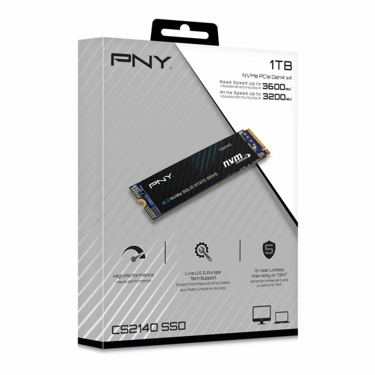 Festplatte PNY CS2140
