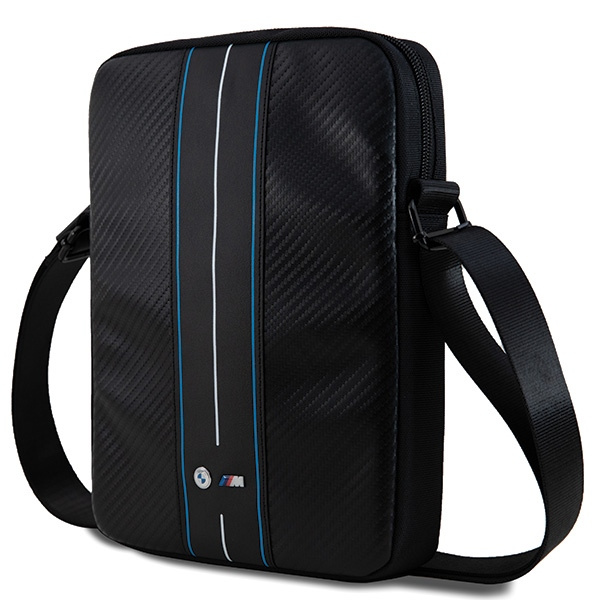 BMW BMTB10COMSCAKL 10" Carbon Blue Stripes black