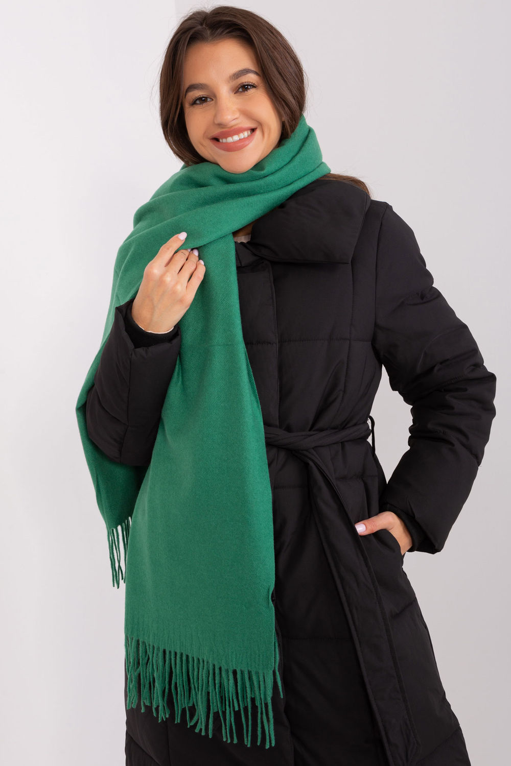  Shawl model 187608 AT  green