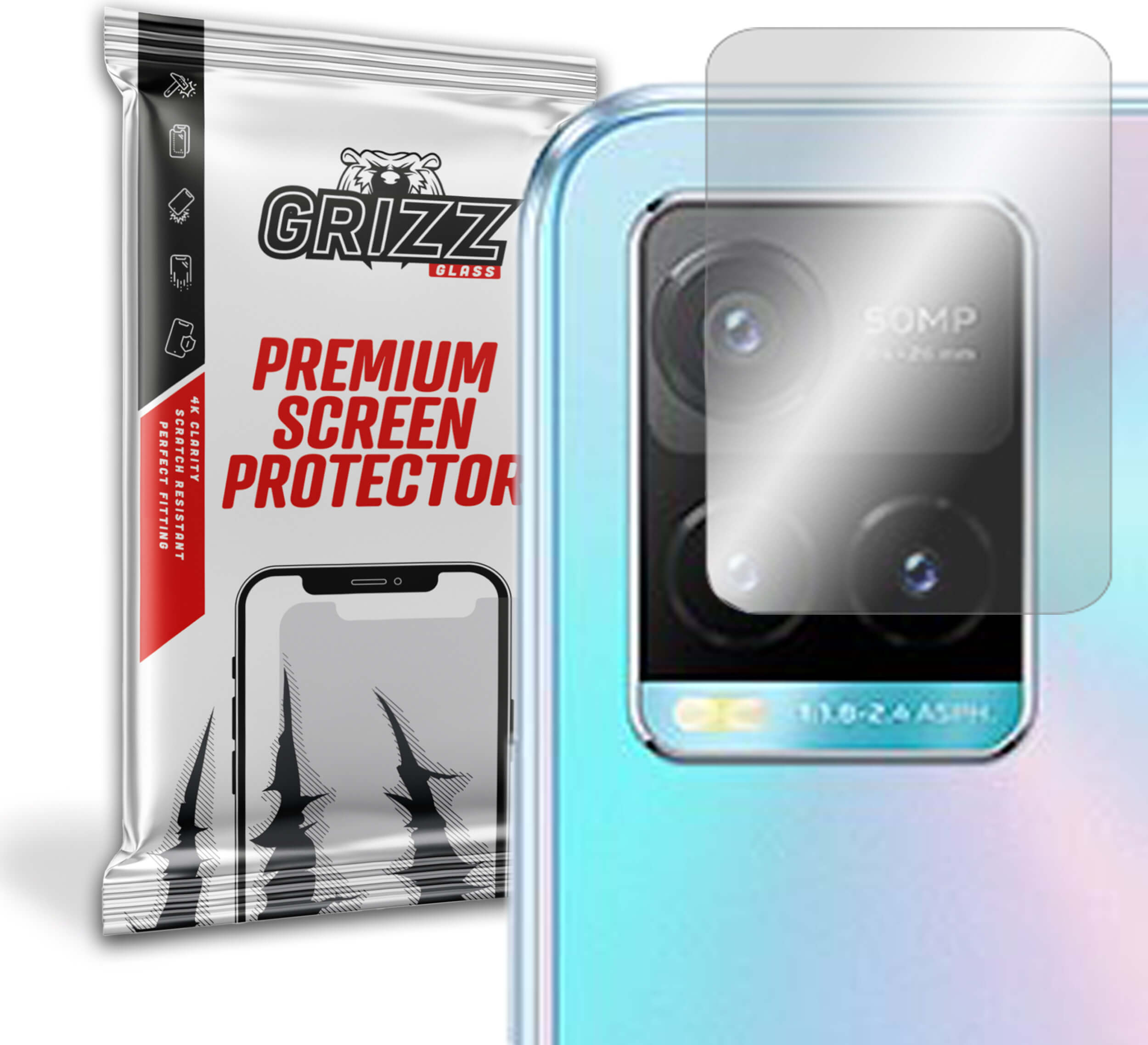 GrizzGlass HybridGlass Camera Vivo Y33T