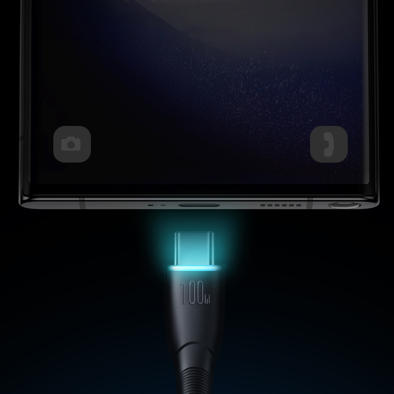 Joyroom Starry Series SA32-AC6 cable USB-A / USB-C 100W 1m black