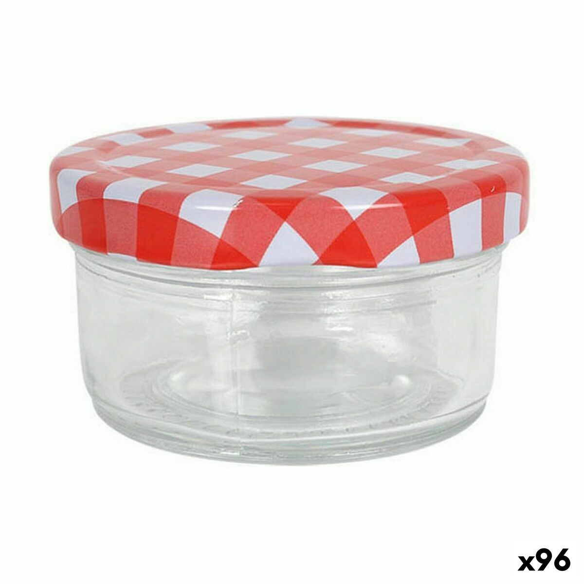 Jar Mediterraneo Multi-use Glass 75 ml (96 Units) Jar Mediterraneo Multi-use Glass 75 ml (96 Units)
