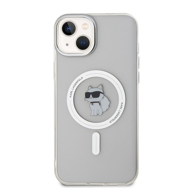 Karl Lagerfeld KLHMP15MHFCCNOT Apple iPhone 15 Plus / 14 Plus hardcase IML Choupette MagSafe transparent
