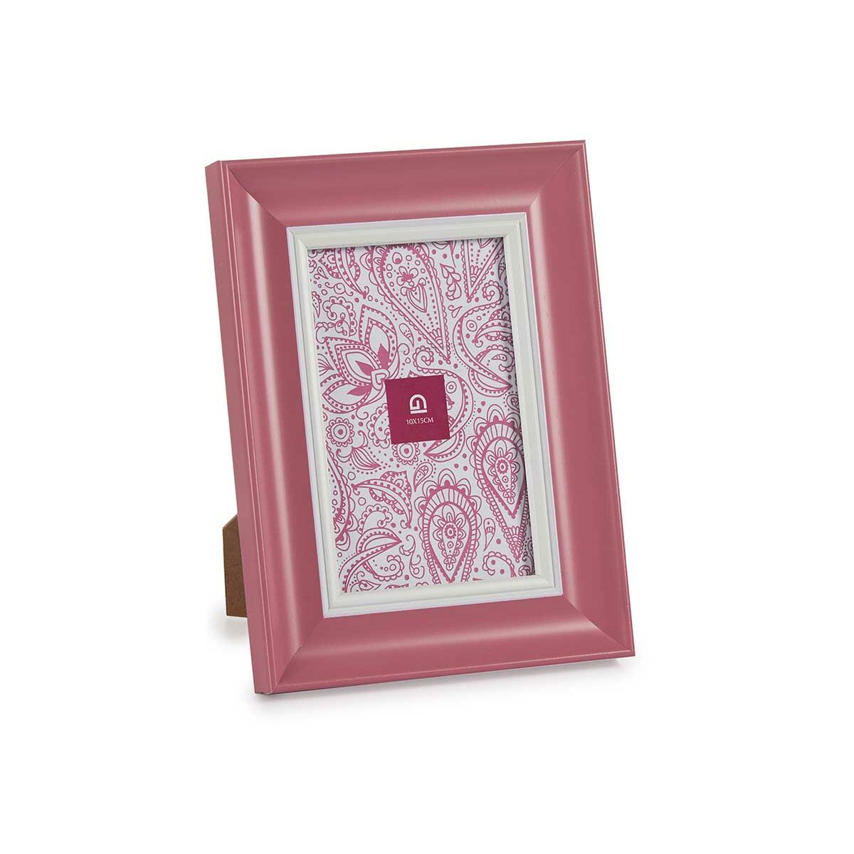 Photo frame Crystal Pink Plastic (6 Units) (2 x 21 x 16 cm)