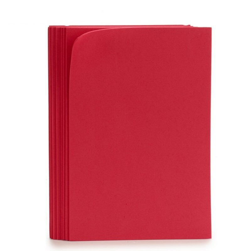 Paper Red Eva Rubber 10 (65 x 0,2 x 45 cm) (10 Pieces)