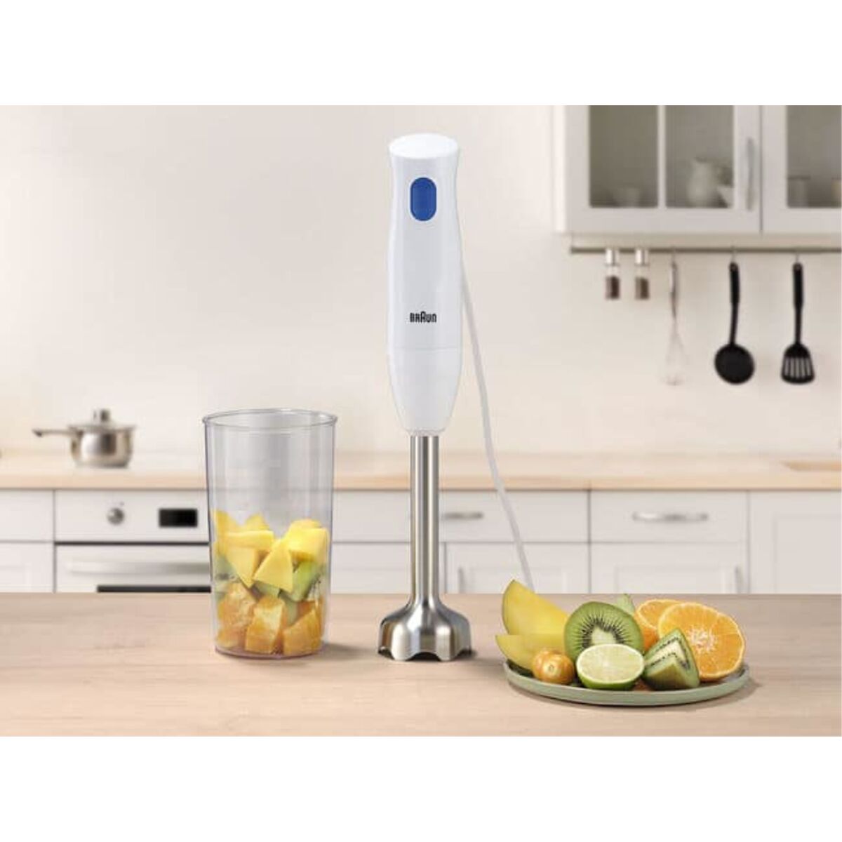 Cup Blender Braun MQ10.001MWH White 450 W Cup Blender Braun MQ10.001MWH White 450 W