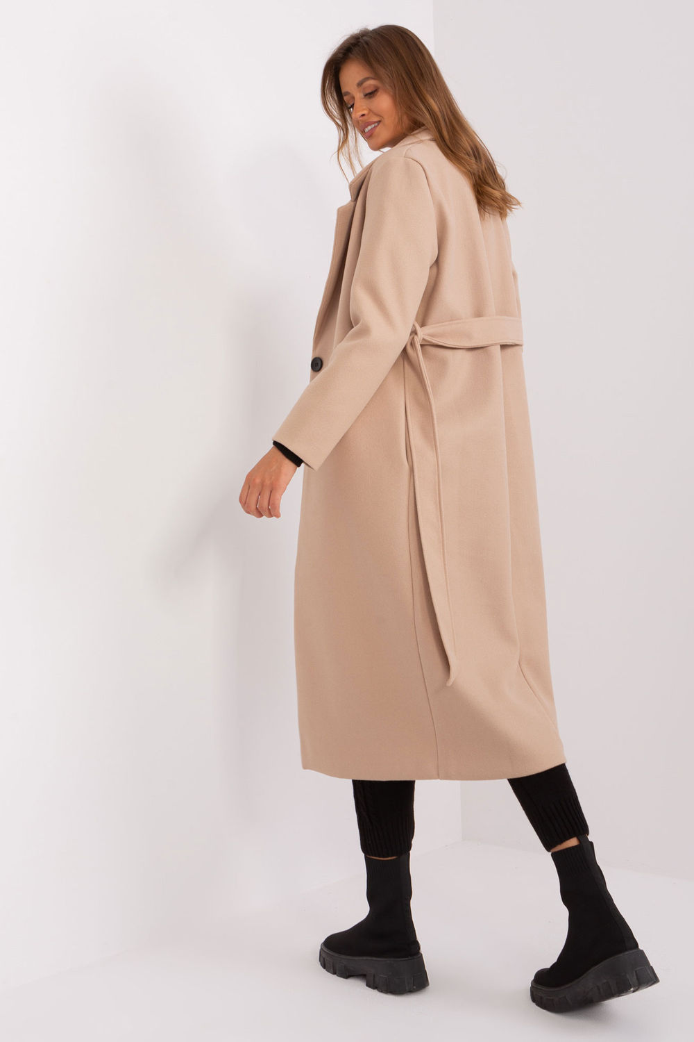  Coat model 187447 Och Bella  beige