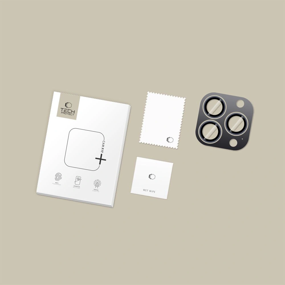 Osłona aparatu Tech-Protect Camring Fit+ do Apple iPhone 14 Pro / 14 Pro Max / 15 Pro / 15 Pro Max / 16 Pro / 16 Pro Max / 17 Pro / 17 Pro Max Deep Blue