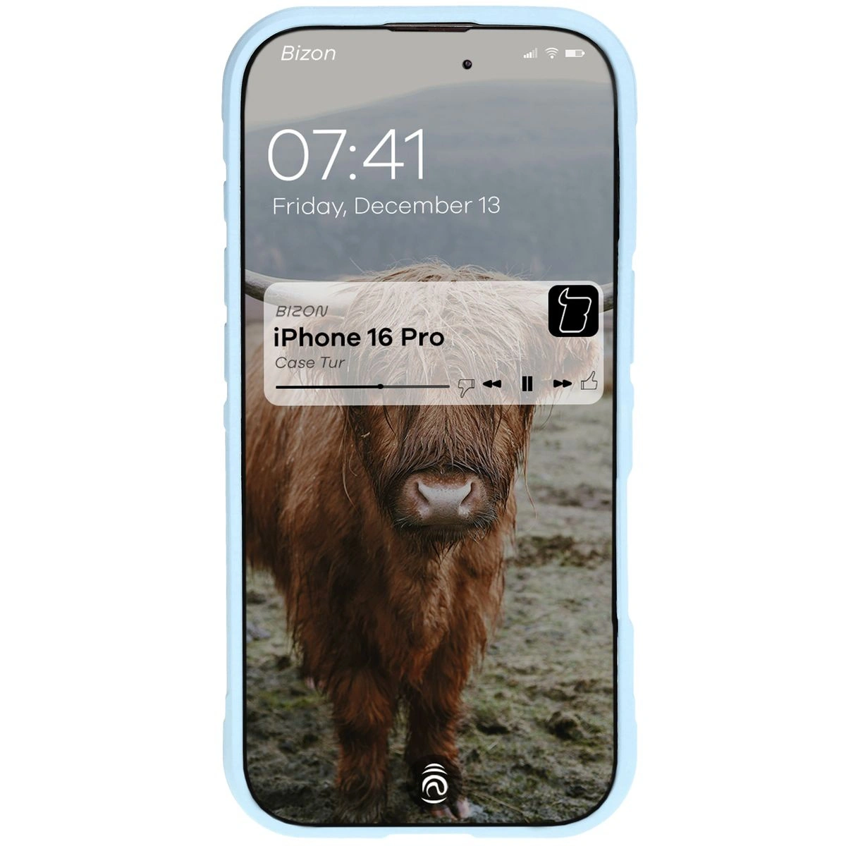 Bizon Case Tur Apple iPhone 16 Pro light blue