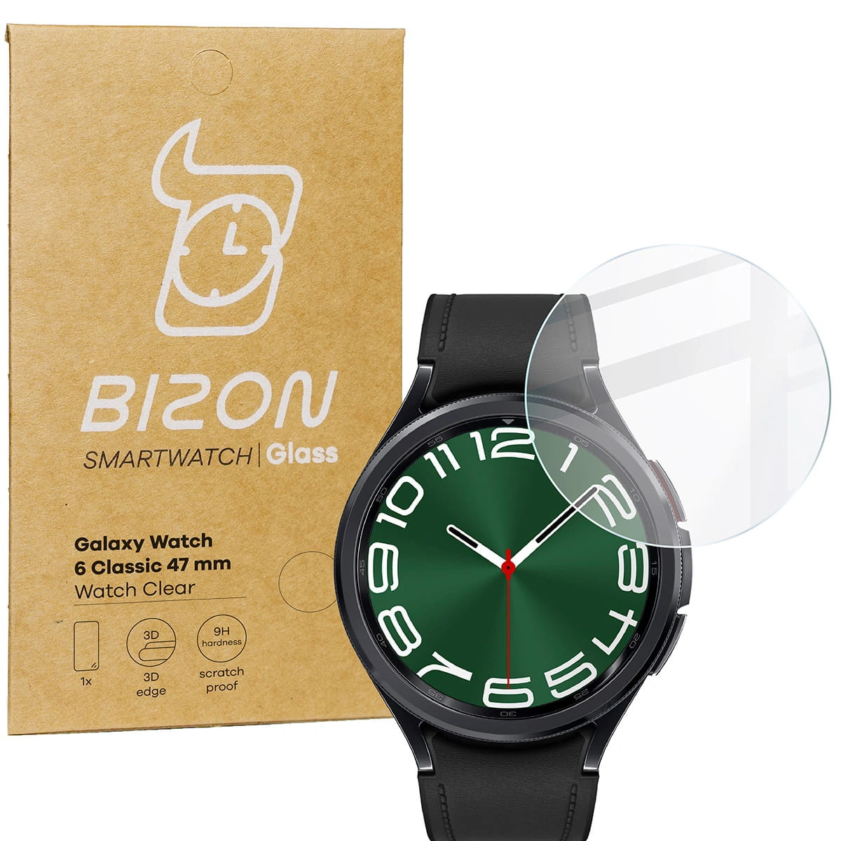 Bizon Glass Clear Samsung Galaxy Watch 6 Classic 47 mm