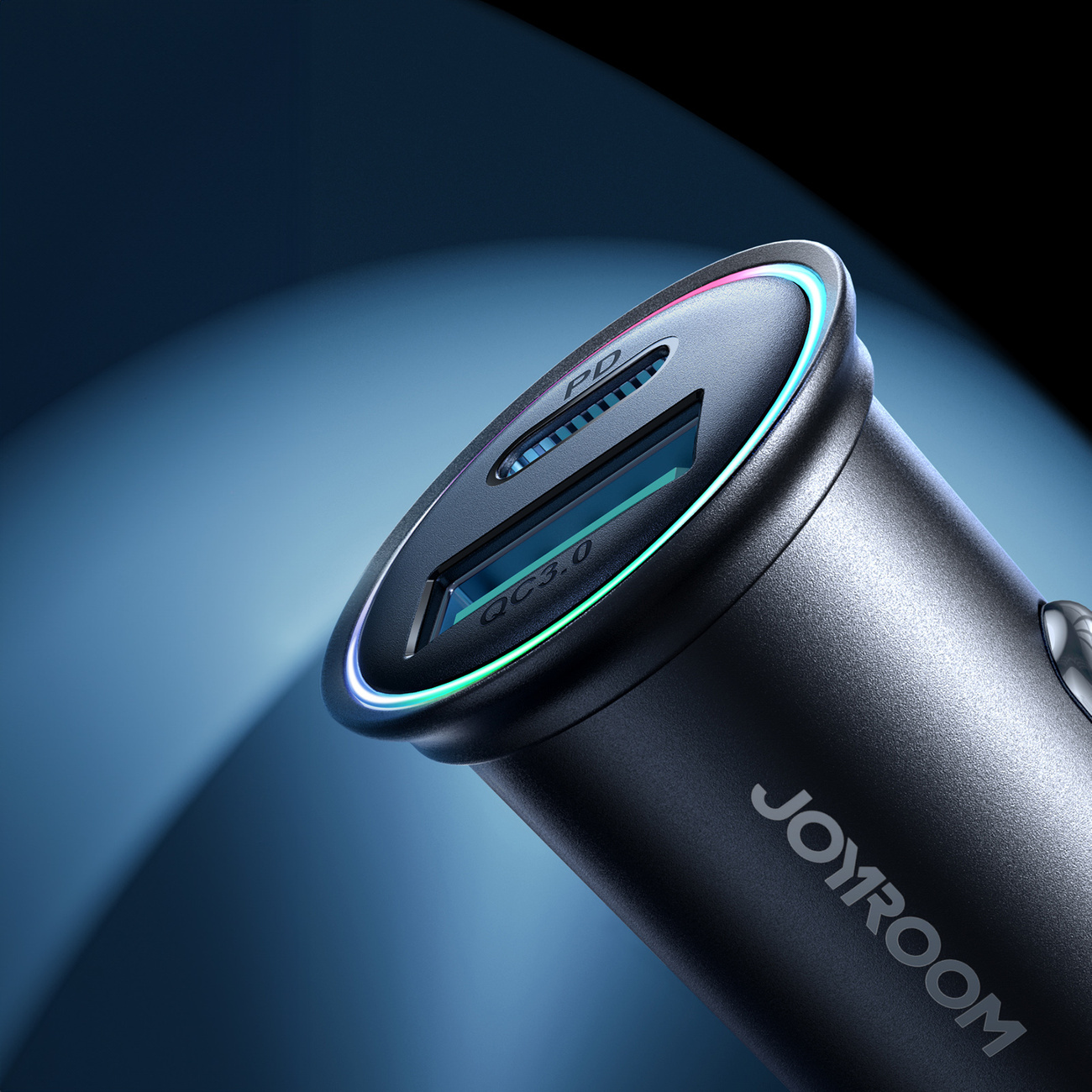 Joyroom JR-CCN04 car charger 60W USB-A, USB-C black