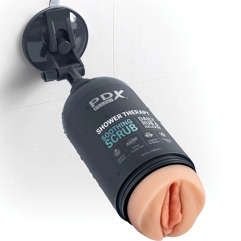 PDX PLUS - STROKER DISCREET DESIGN SHAMPOO BOTTLE SOOTHING SCRUB