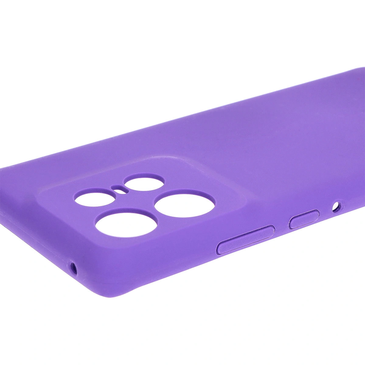 Bizon Soft Case Motorola Edge 50 Pro purple