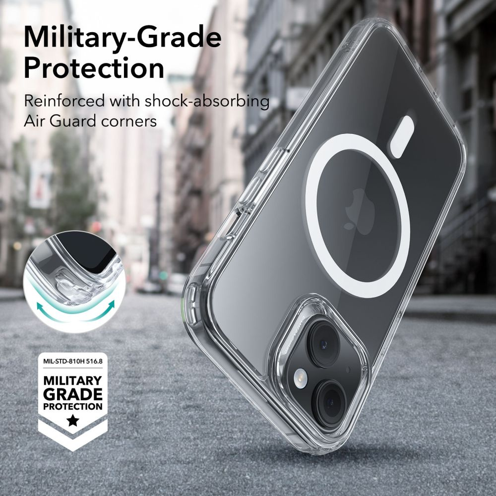 ESR Classic Hybrid HaloLock Magsafe Apple iPhone 15 Clear