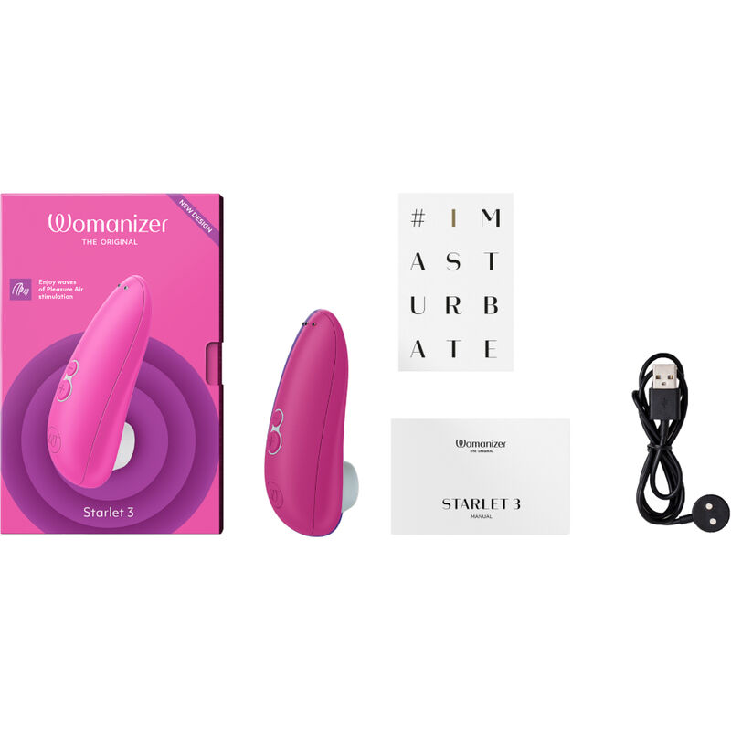 WOMANIZER - STARLET 3 CLITORAL STIMULATOR PINK