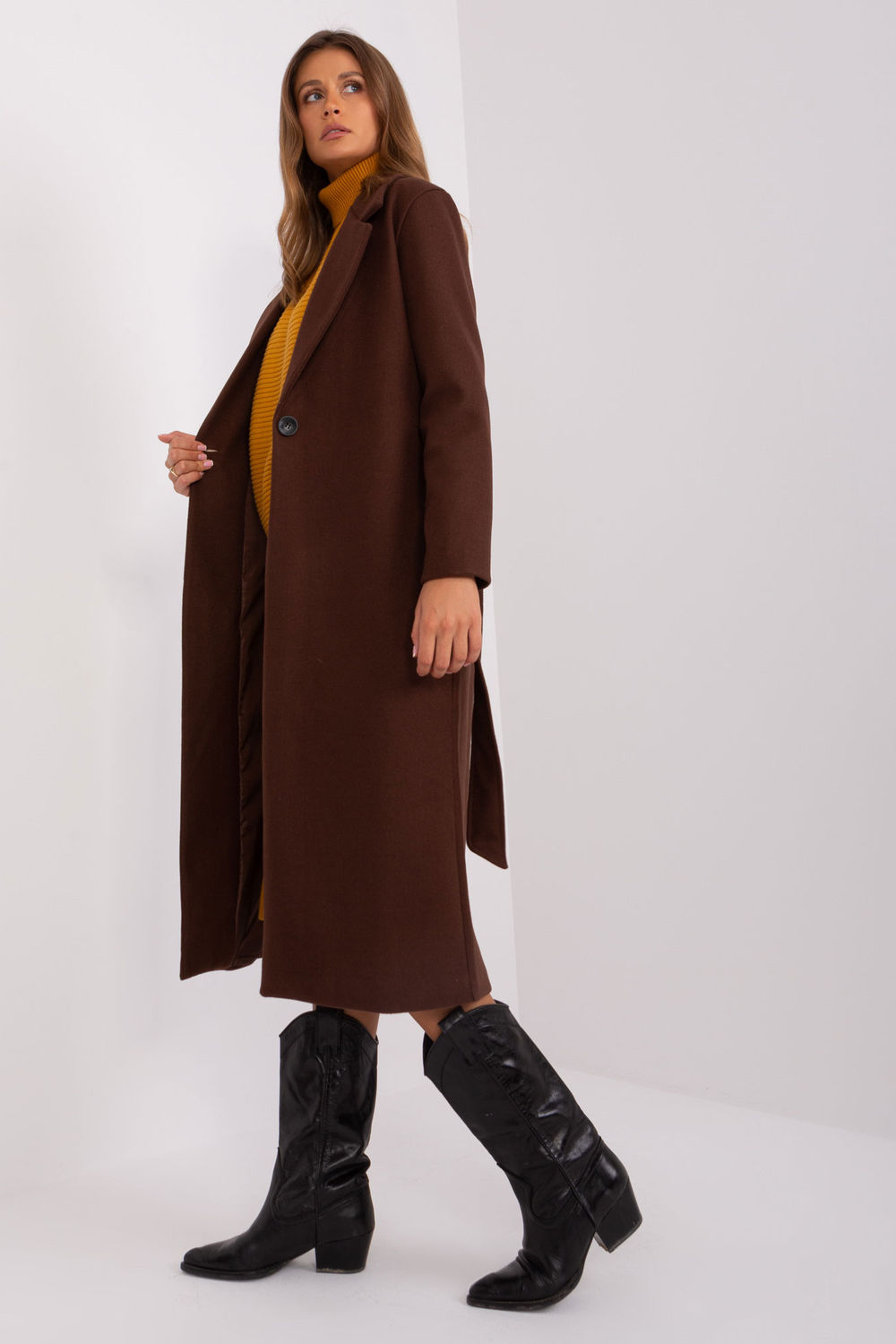  Coat model 187446 Och Bella  brown