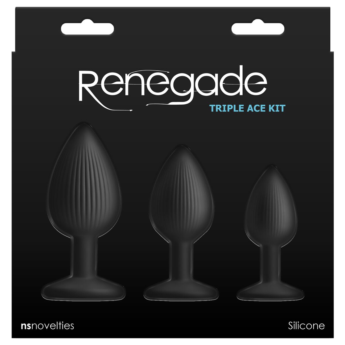 Anal plug NS Novelties Renegade Black (8,9 cm)