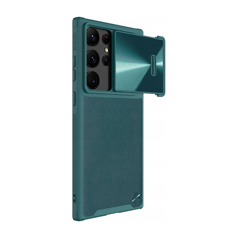Nillkin CamShield Leather Samsung Galaxy S23 Ultra (green)