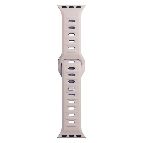 3MK Silicone Watch Strap Apple Watch 4/5/6/7/SE/8/9 40/41mm latte