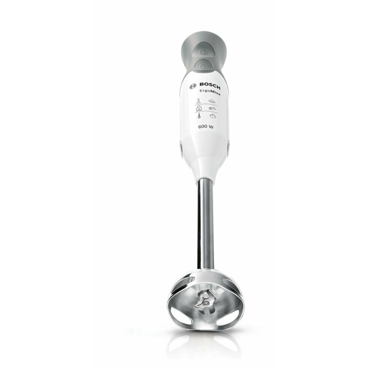 Hand-held Blender BOSCH MSM66150 White Grey Silver 600 W Hand-held Blender BOSCH MSM66150 White Grey Silver 600 W
