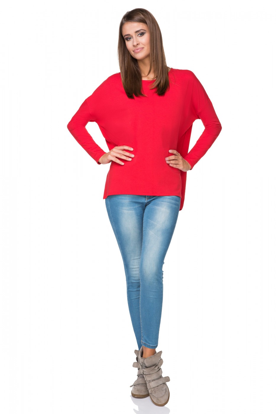 Sweater model 107347 Tessita rot Damen